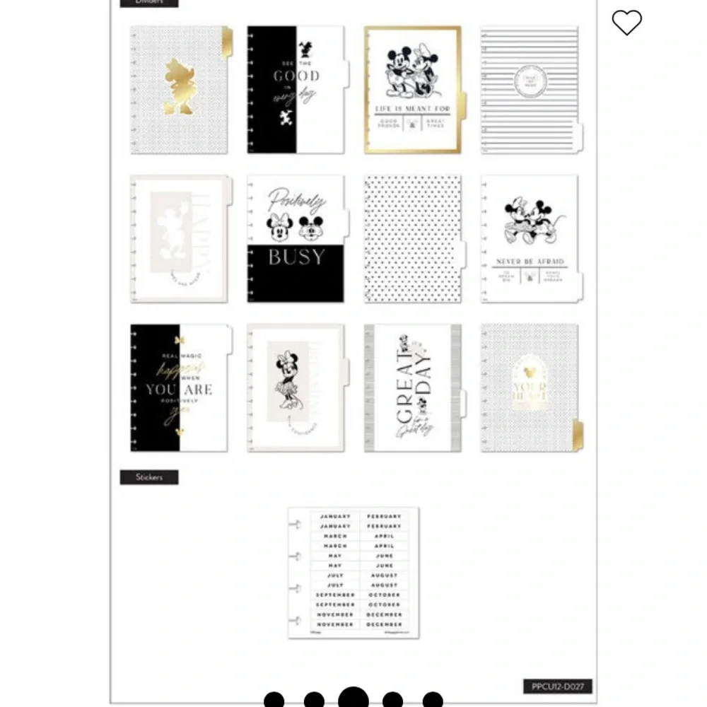 The Happy Planner Disney Modern Mickey Mouse & Minnie Mouse Find Happy Classic